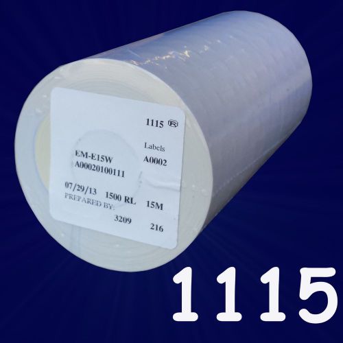 1115 white Avery Dennison labels for Monarch 1115 two line price gun, one sleeve