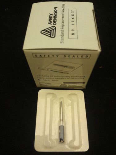 Avery Dennison Short Heavy Duty Steel Needles - #10683 pack of 10 needles