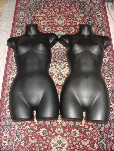 Two female torso mannequin on Hangers - NEW