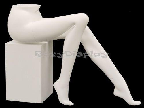 Fiberglass female mannequin legs with a stool #md-slegfx for sale