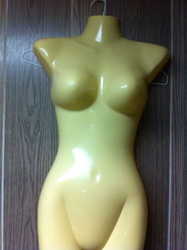 Adult Woman Partial Front Hanging Mannequin Torso Body Female Store Display Form