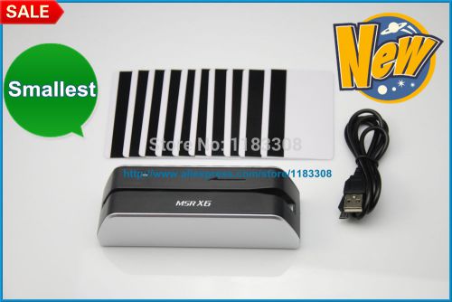 MSRX6 Magnetic Stripe Credit Card Reader Writer Encoder Magstripe Mag Mini Hi-Co