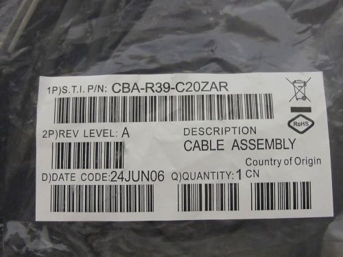 Lot Of 3 Brand New Symbol CBA-R39-C20ZAR Cable Assemblies for DS9808