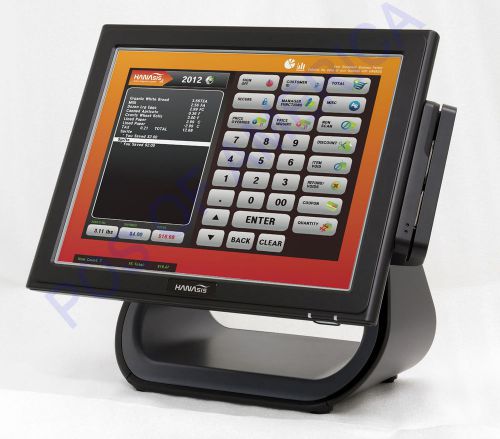 Aldelo Hanapos HWPOS All-in-one 2GB RAM Restaurant Touch POS Terminal Win 7 NEW