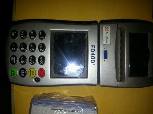 Fd 400 credit card machine wireless