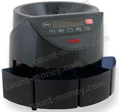 C-100 us coin counter and sorter machine for sale