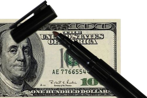 4 Pens Neoplex Counterfeit Detection Pen Marker  Money Dollar Bills and Stores