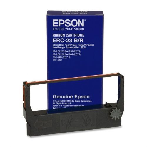 EPSON (SS-MET) ERC-23BR  RIBBON BLACK/RED M250