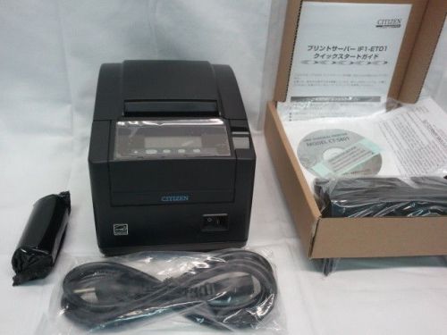 CITIZEN CT-S801 PARALLEL BLACK POS THERMAL PRINTER NEW