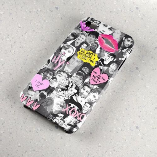 1D 5SOS One Direction Collage Face A26 Samsung Galaxy iPhone 4/5/6 Case
