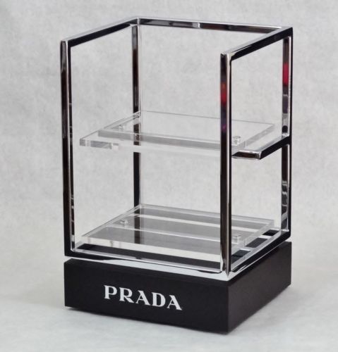 Prada Eyewear Countertop Display With Two Shelves IN A GREAT CONDITION