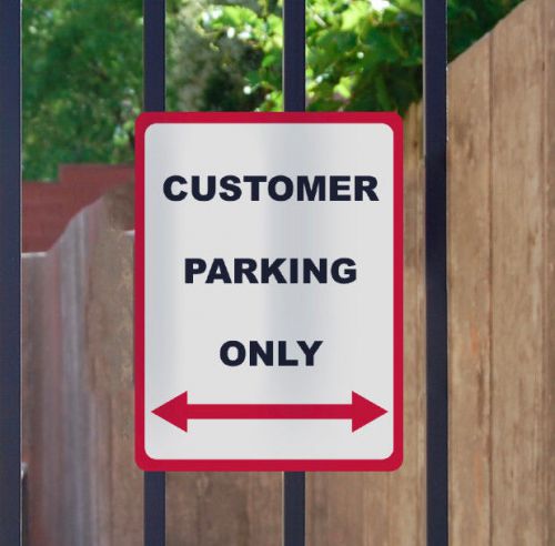 Customer parking only sign parking lot signs warning business spot car park s02 for sale