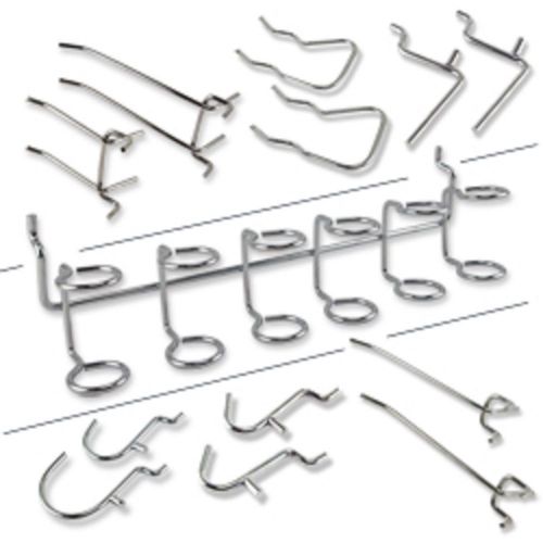 150pc pegboard hook assortment kit storage shop garage organizing tools hanger for sale
