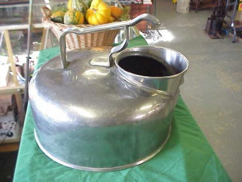 RARE SURGE Stainless Steel MILK Bucket Dairy Cow Goat Farming PLANTER MapleSyrup