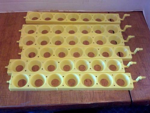 Six racks to convert 1612 quail or 1614 goose turner to hatch chickens 1696