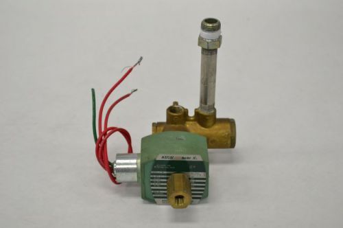 Asco red hat 8345g1 150psi 10.1w watts npt 120v-ac 1/4 in solenoid valve b206914 for sale
