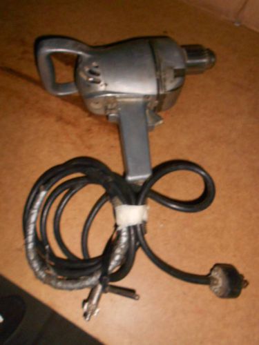 Vintage silver line heavy duty 1/2 inch electric drill made in usa-no reserve!!! for sale