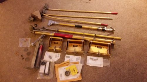Tapetech kit: bazooka, pump,7&#034;,10&#034; &amp; 12&#034; boxes, corner tools, poles w/extras. for sale