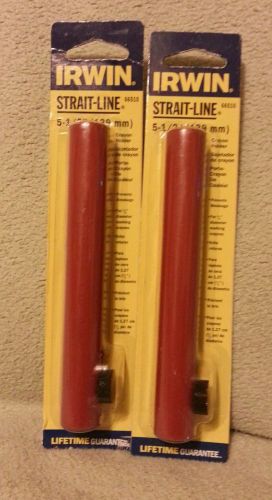 Irwin Strait-Line 5 1/2&#034; Crayon Holder 66510 New &amp; Sealed With Free Shipping