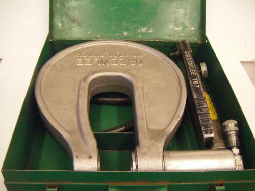 Greenlee 1731 hydraulic driver punch for sale