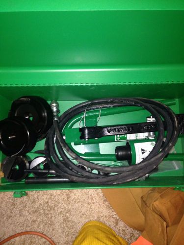 New greenlee 7310 Hydraulic Knockout Set