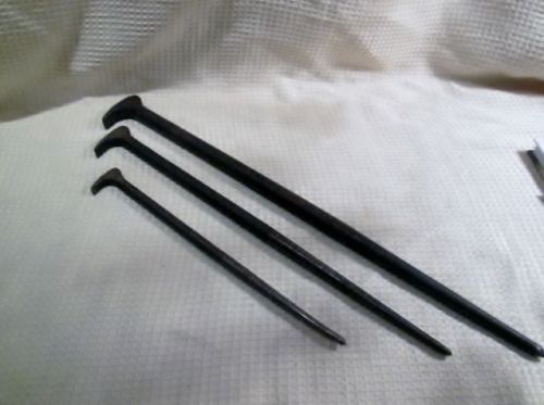 Snap On Tools 3 Piece Pry Bars 11&#034;, 15&#034; &amp; 19&#034;