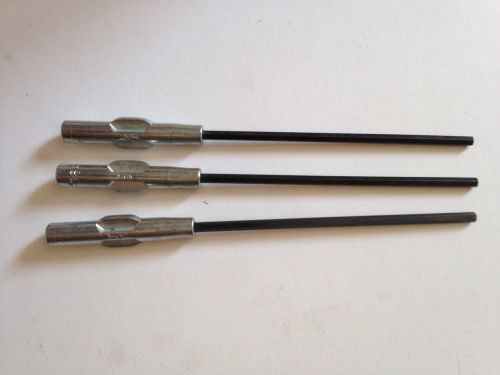 3 x Xcelite 99764 , 99 Series Hex Blade 7/64&#034; x 4&#034; L , made in USA