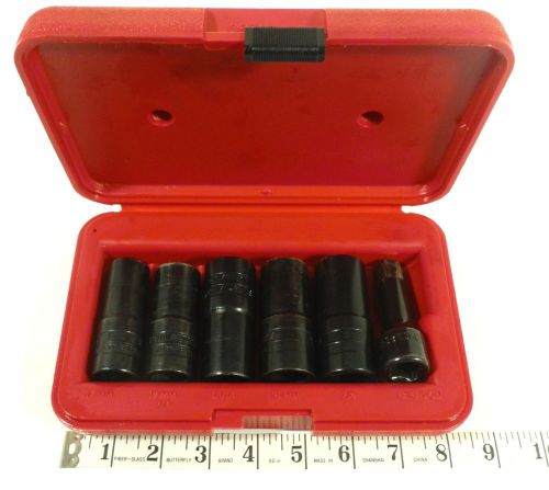 5 Piece Matco #STTF56P Thick/Thin Socket Set, 6-Point + 3&#034; Extension ~ (Up11C)