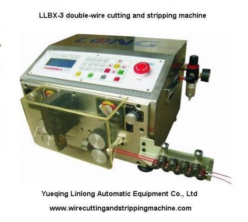 Llbx-3 double wire cutting and stripping machine, cable stripping machine for sale