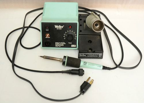 Weller EC1002 and EC1201A soldering station as is