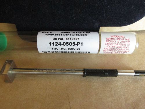 Pace desoldering soic 20 chip component removal tip 1124-0505-p1 use for td-100 for sale