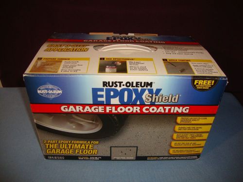 Rustoleum Epoxy Sheild Garage Floor Coating Grey Semi Gloss Sparkles 250 Sq Feet