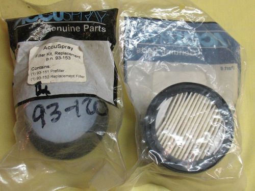 2 Accuspray replacement filter kits
