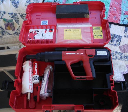 HILTI DX A41 DXA41 POWDER ACTUATED TOOL NEW IN CASE