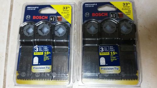 Brand new bosch multi tool blades 2 packs!!! osc114jf-3 for sale