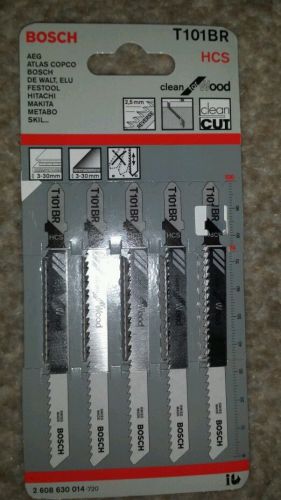 6 packs ofBOSCH T101BR GENUINE JIGSAW BLADES FOR WOOD - PACK OF 5