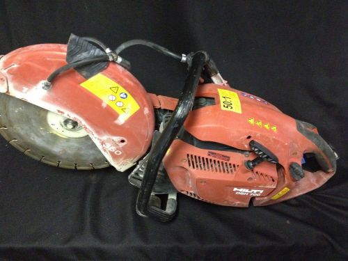 HILTI DSH 700 14&#034; Gas Concrete Cut-Off Saw With Water Line