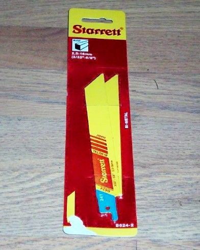 Reciprocating Blades  B624-2 Starrett Bi-Metal (2) pack