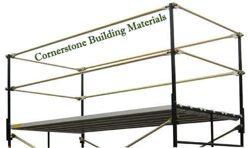 A Set new fall protection 5&#039; X 7&#039; commercial Scaffolding Guard Rail system CBM