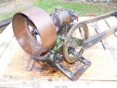 Old WATERLOO GAS ENGINE CO Pump Jack Hit Miss Steam Tractor JOHN DEERE NICE!