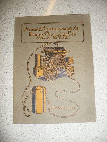 1906 General Compressed Air Machinery Cleaning Co. ILUSTRATED ORIGINAL CATALOGUE