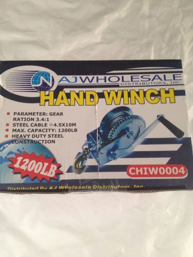 CABLE HAND WINCH 1,200 LB. CHIW0004