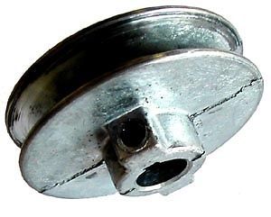 Chicago die casting 600a 1/2 6 inch single v groove 1/2 inch pulleys for sale