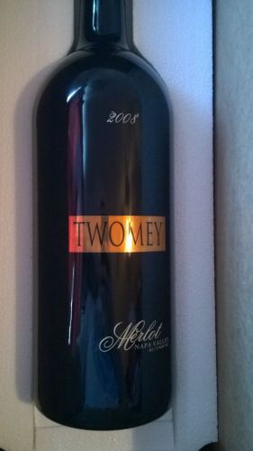 empty bottle! New Twomey Merlot 2009 from Silver Oak Display 3L BIG bottle