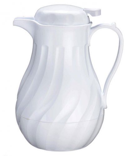 Swirl white thermal coffee server carafe - 20 oz for sale