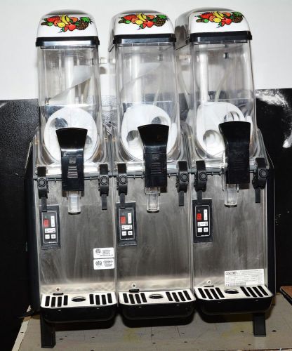 Elmeco fc3 bowl granita frozen drink machine w/ auto fill stystem installed used for sale