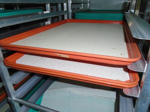 10 Bakers rack trays  Aqua and Orange Look!!