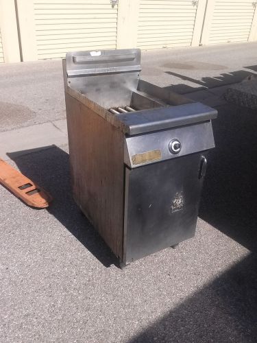WOLF 65-80 LB FRYER MODEL KF-14-FA - USED NATURAL GAS- WILL SHIP ANYWHERE