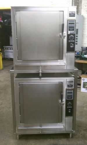 NU-VU Double Steam Retherm Convection Oven Model XO-1MSS USED Great Shape