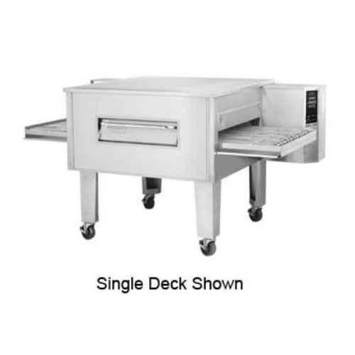 Zesto (CG4832-2)- 84&#034; Gas Double Stacked Conveyor Oven